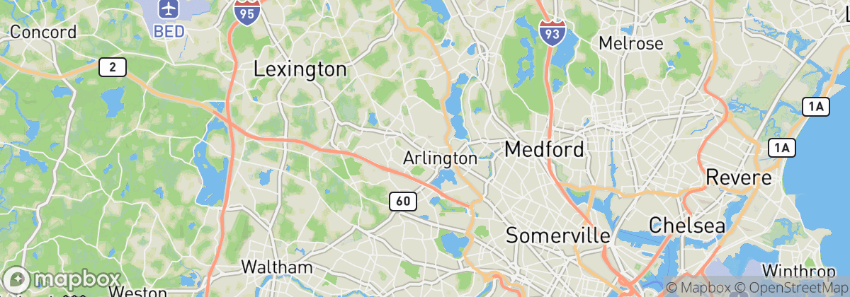 Map: Arlington, MA