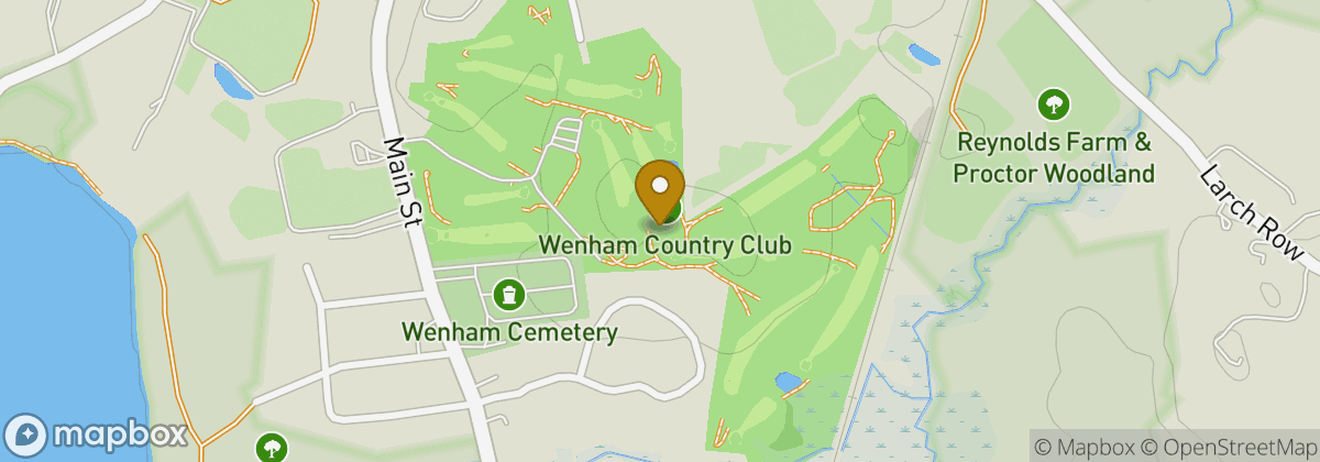 Map location: Wenham Country Club
