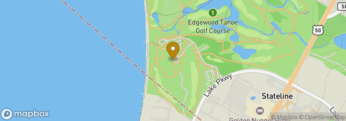 Map location: Edgewood Tahoe Resort