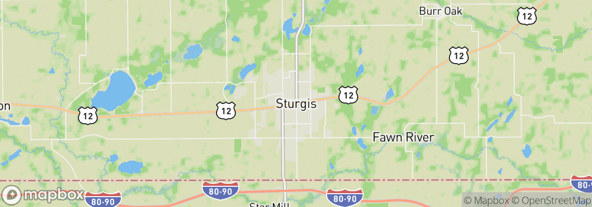 Map: Sturgis, MI