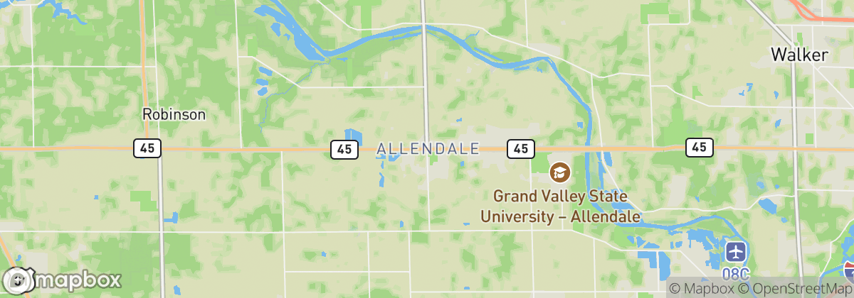 Map: Allendale, MI