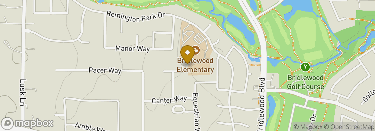 Map location: Bridlewood Golf Course