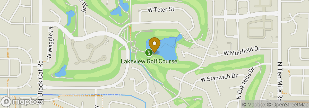 Map location: Lakeview Golf Course