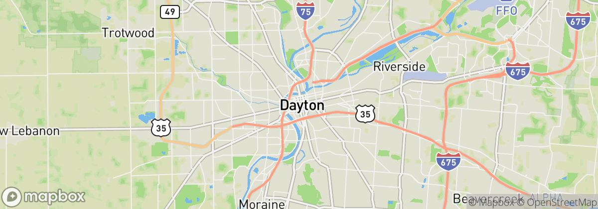 Map: Dayton, OH
