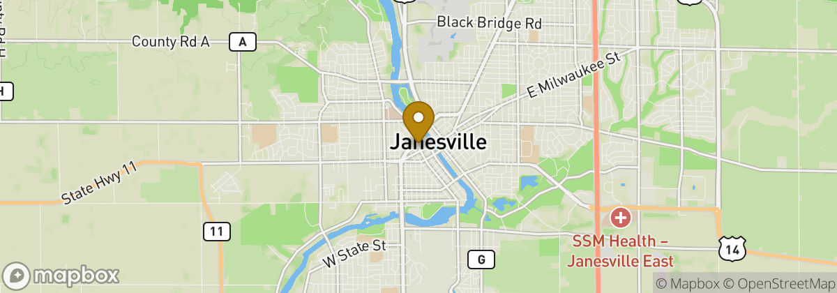 Map location: Janesville