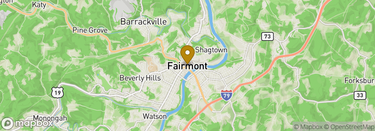 Map location: Fairmont