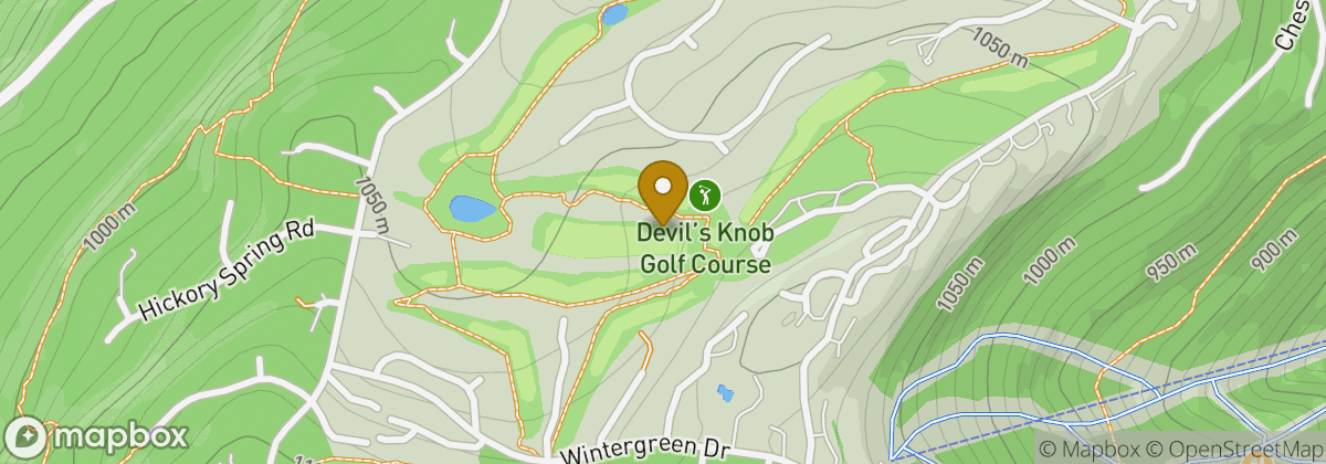 Map location: Devil's Knob Golf Course