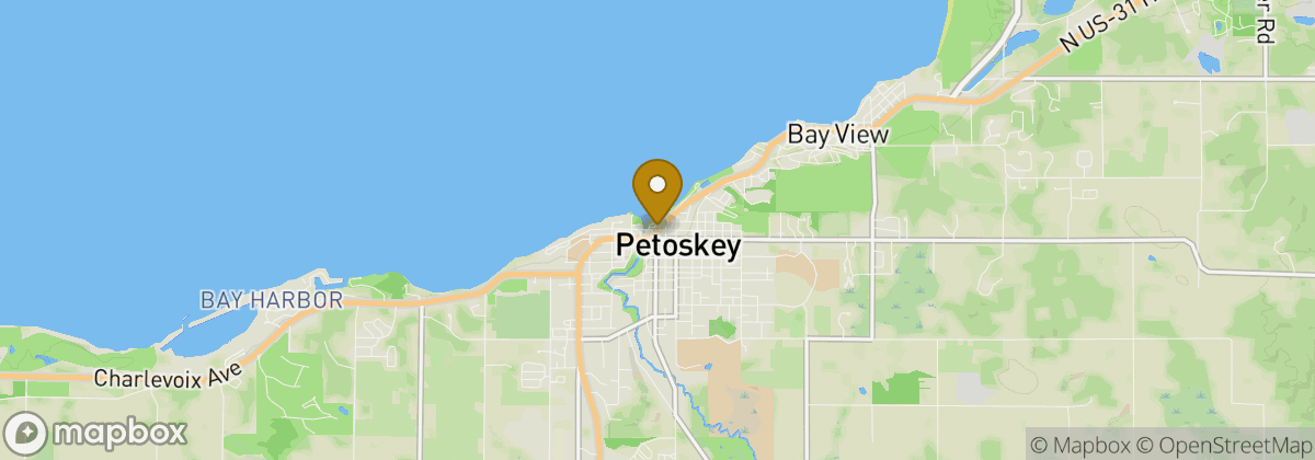 Map location: Petoskey