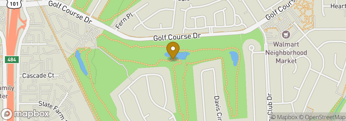 Map location: Foxtail Golf Club