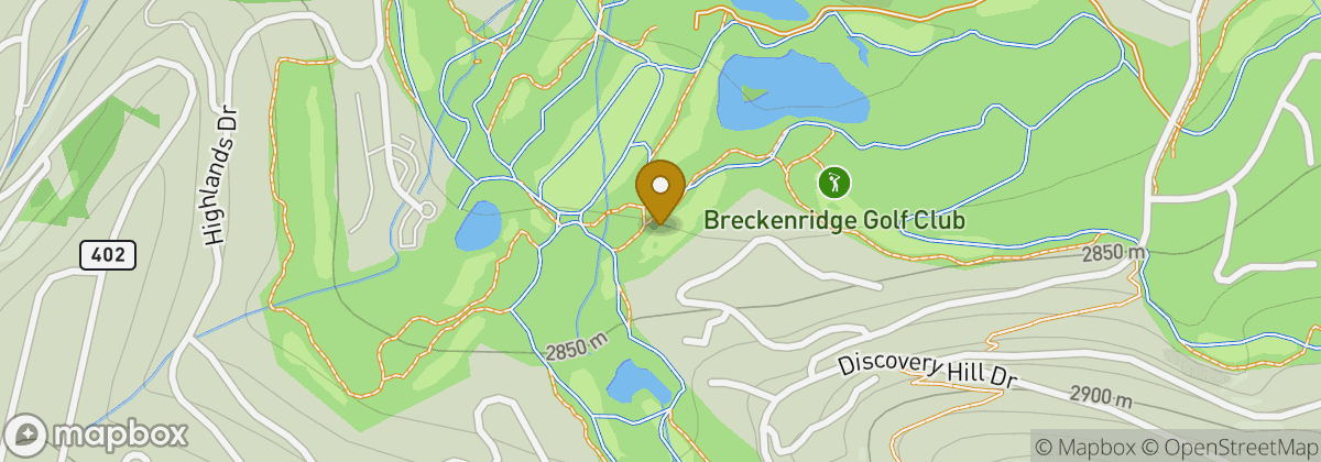 Map location: Breckenridge Golf Club