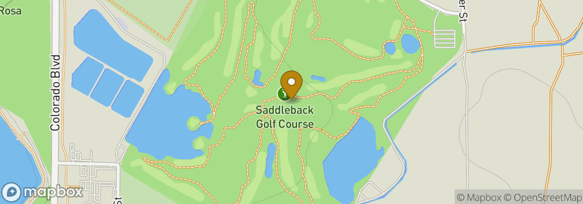 Map location: Saddleback Golf Course