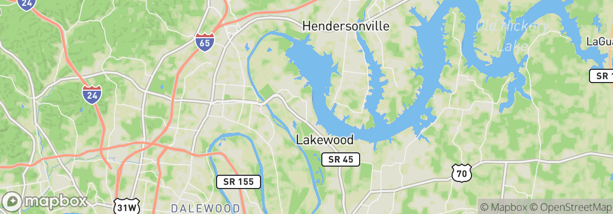 Map: Old Hickory, TN