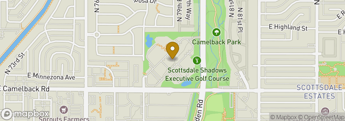 Map location: Scottsdale Shadows Executive Golf Course