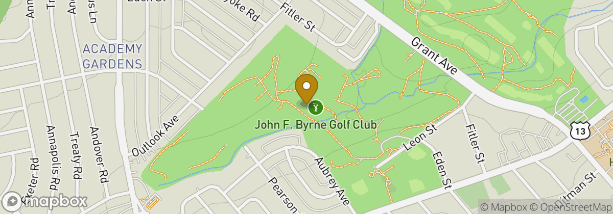 Map location: John F. Byrne Golf Club