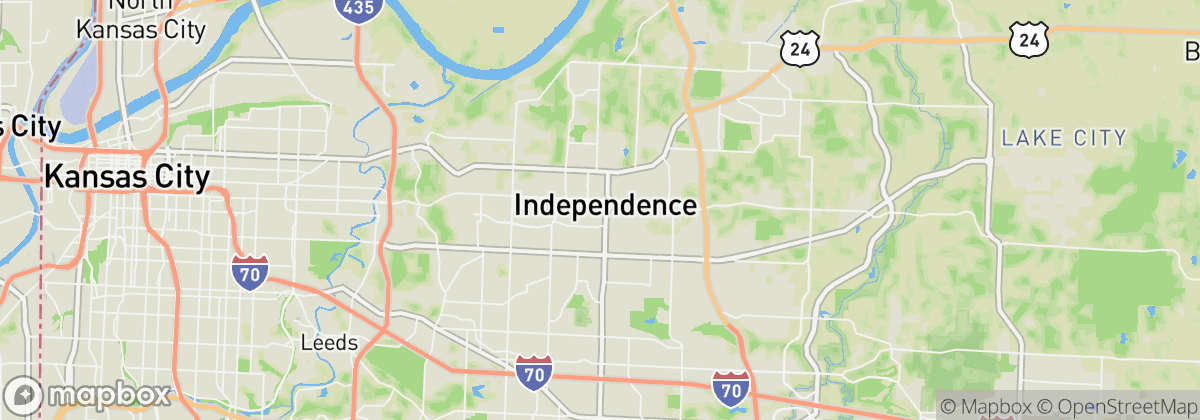 Map: Independence, MO