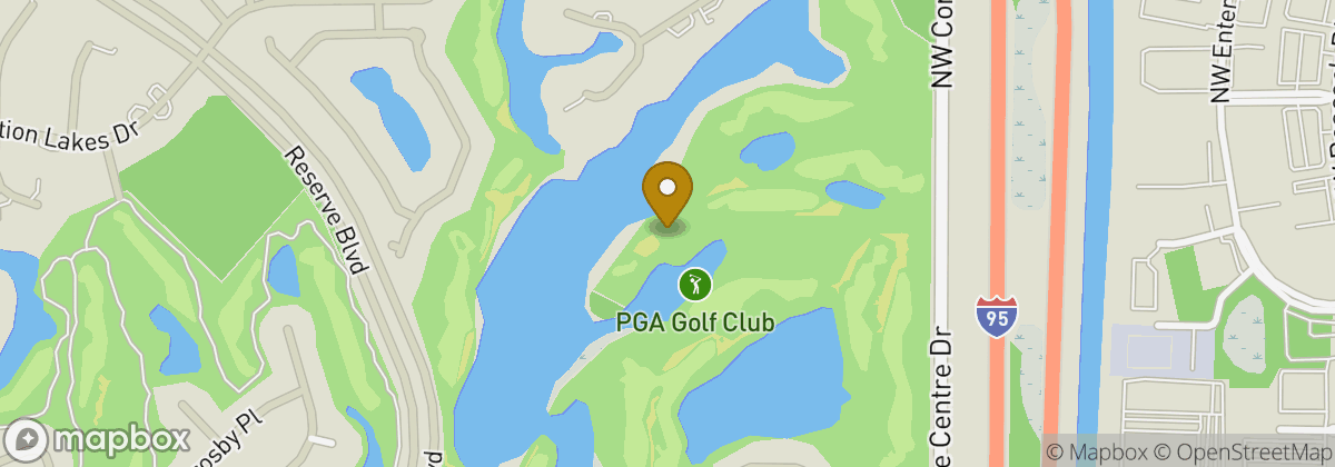 Map location: PGA Golf Club