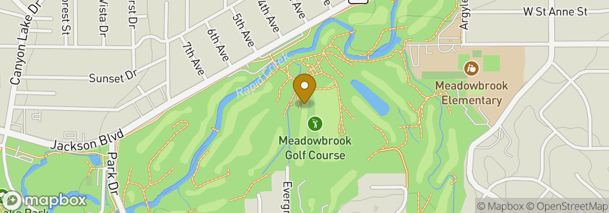 Map location: Meadowbrook Golf Course
