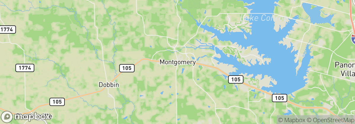 Map: Montgomery, TX