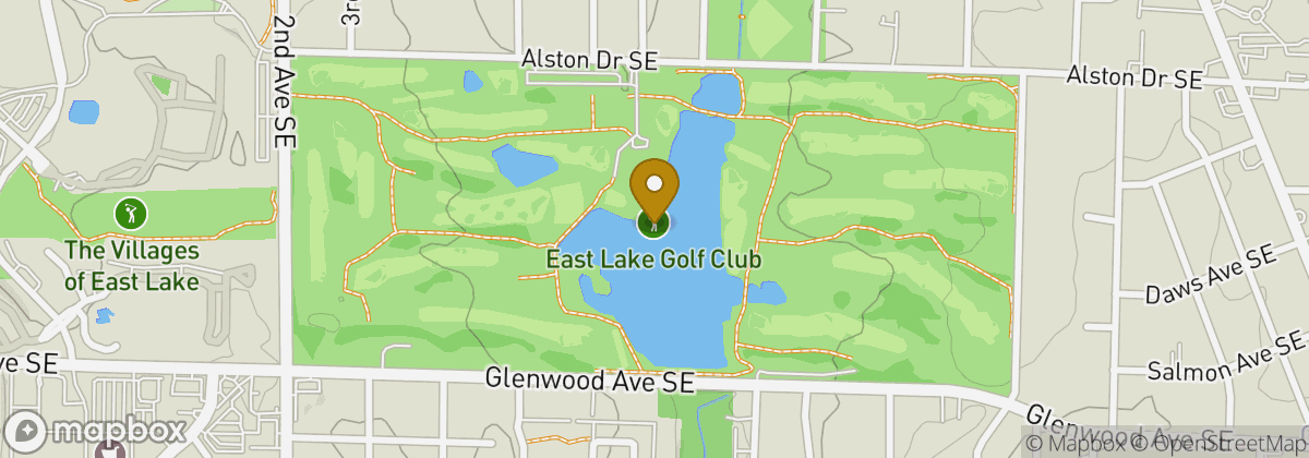 Map location: East Lake Golf Club