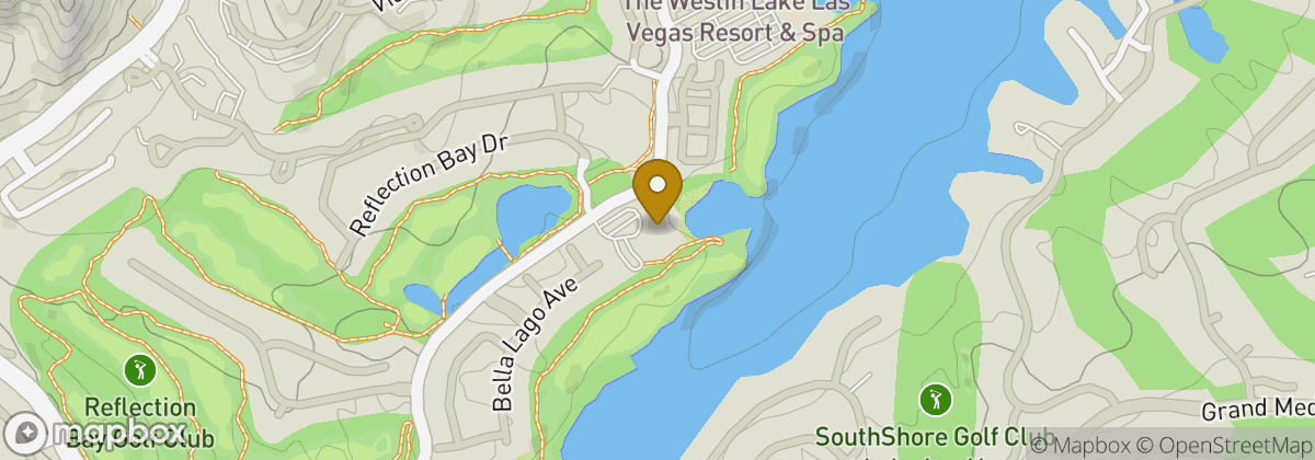 Map location: Reflection Bay Golf Club