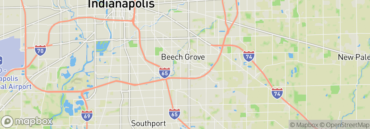 Map: Beech Grove, IN