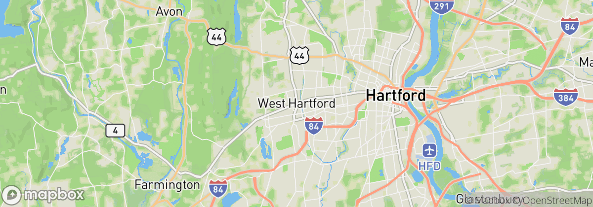 Map: West Hartford, CT