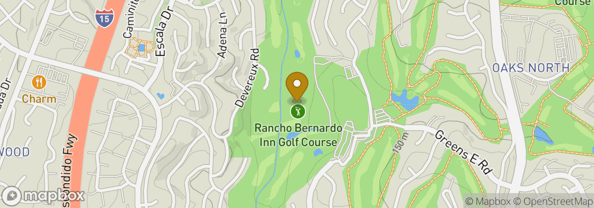 Map location: Rancho Bernardo Inn Golf Course