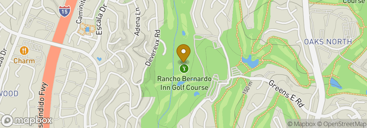 Map location: Rancho Bernardo Inn Golf Course