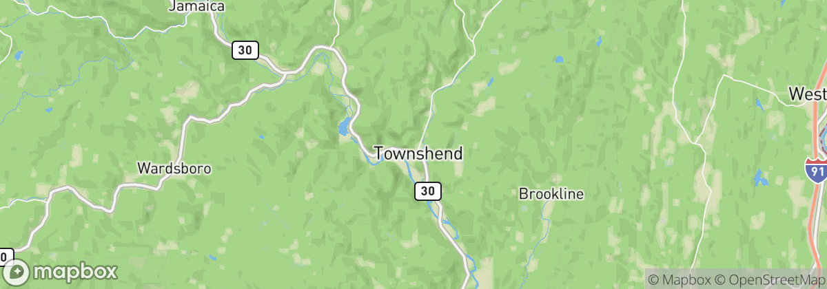 Map: Townshend, VT