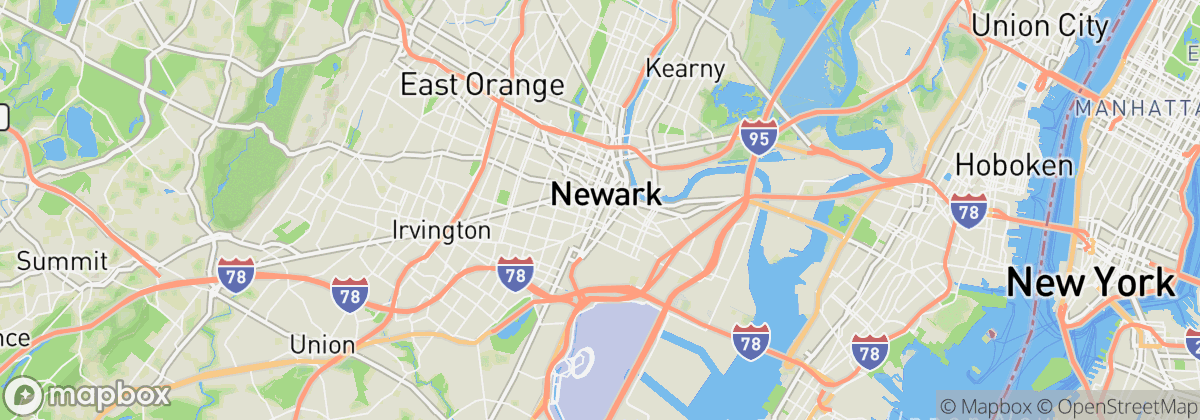 Map: Newark, NJ