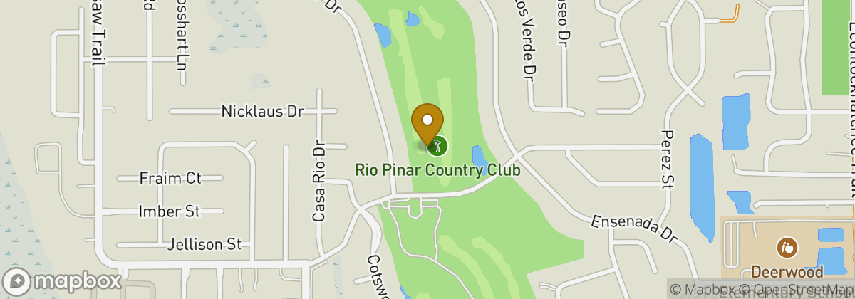 Map location: Rio Pinar Country Club