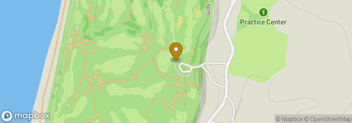 Map location: Bandon Dunes Golf Resort - Pacific Dunes