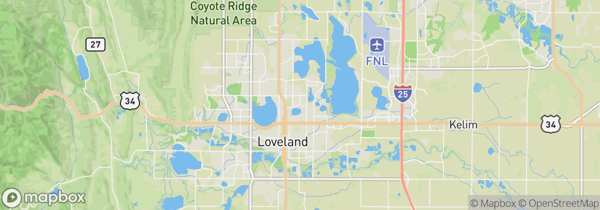 Map: Loveland, CO