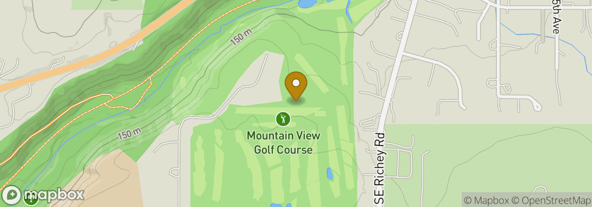 Map location: Mountain View Golf Course