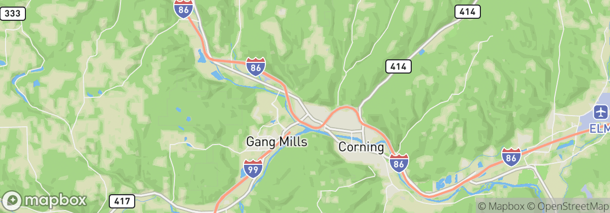 Map: Painted Post, NY