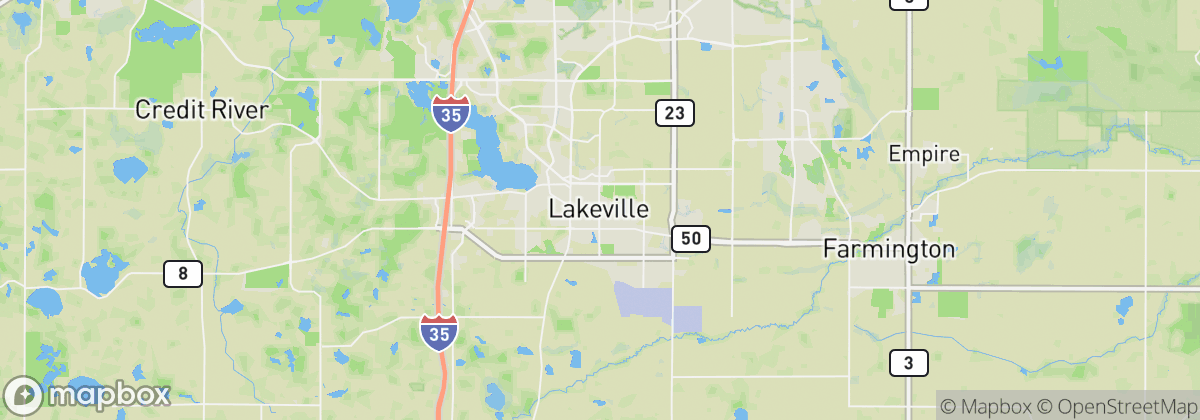 Map: Lakeville, MN