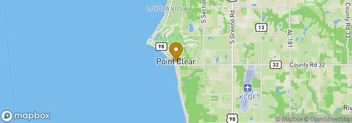 Map location: Point Clear