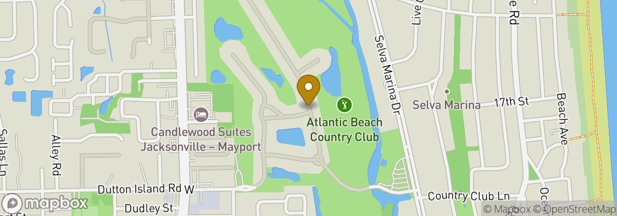 Map location: Atlantic Beach Country Club