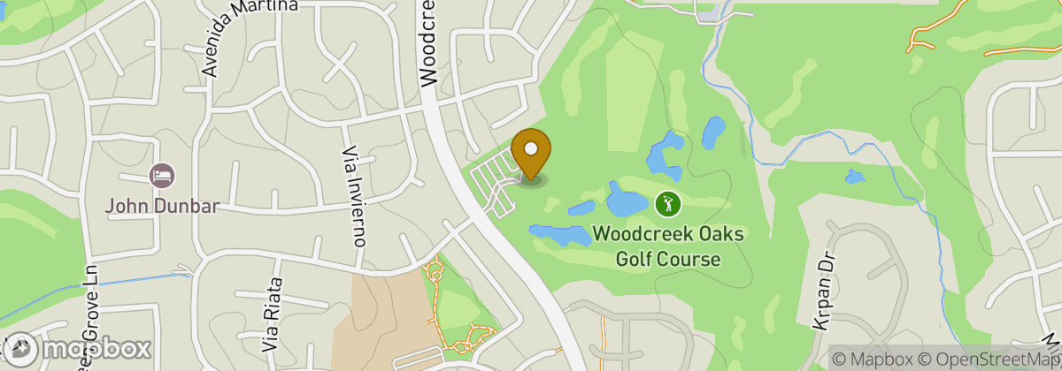 Map location: Woodcreek Golf Club