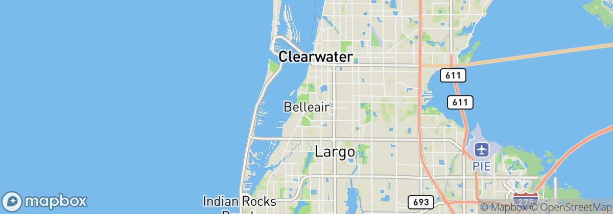 Map: Belleair, FL