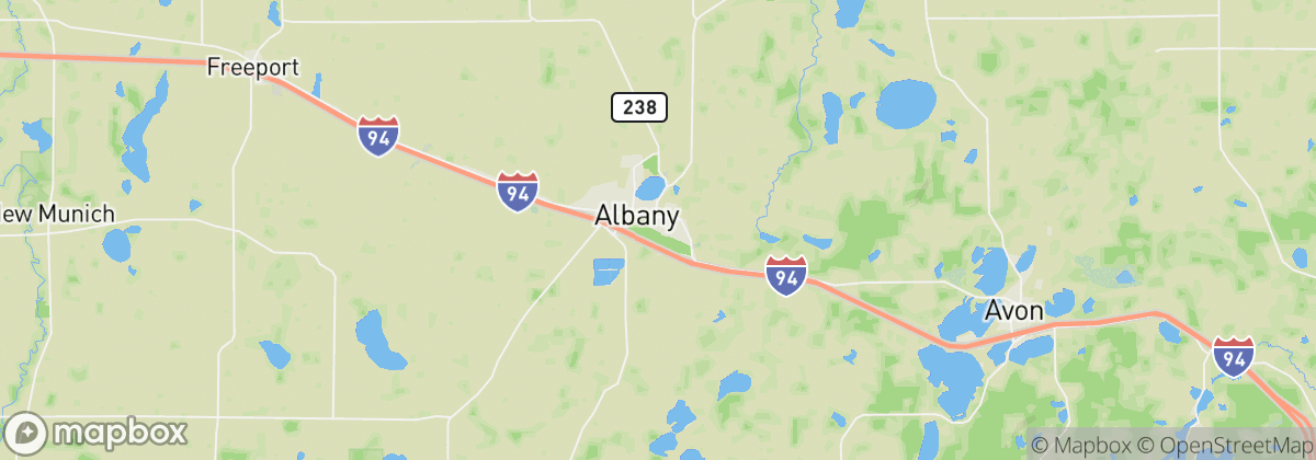 Map: Albany, MN