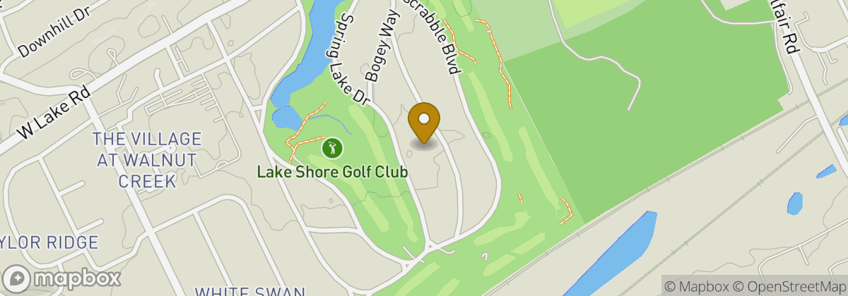 Map location: Lake Shore Country Club