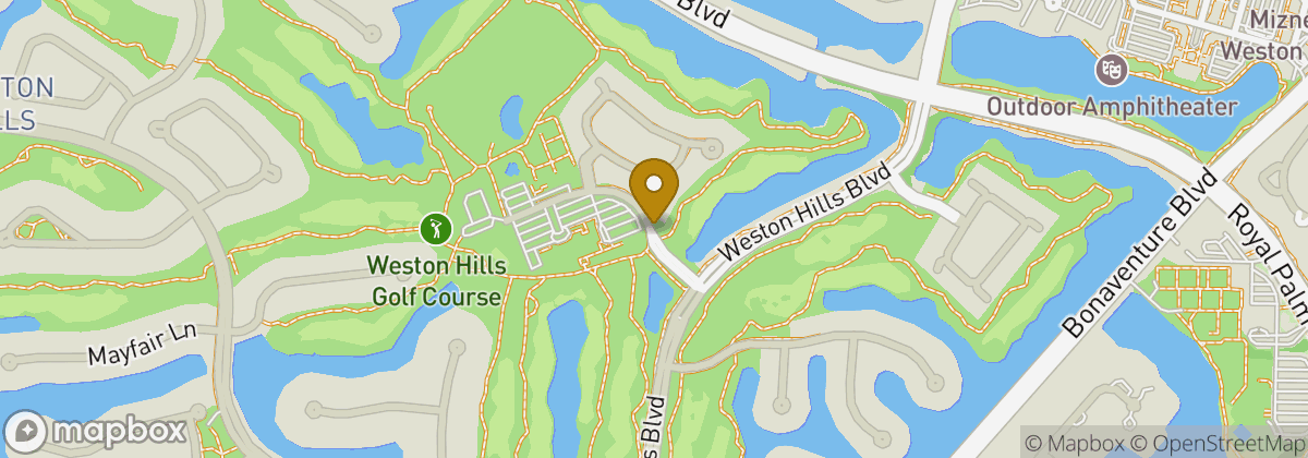 Map location: Weston Hills Country Club