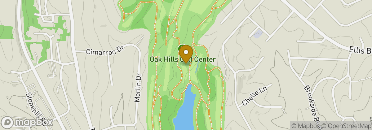 Map location: Oak Hills Golf Center