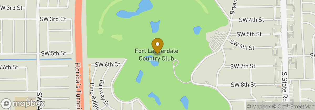 Map location: Fort Lauderdale Country Club