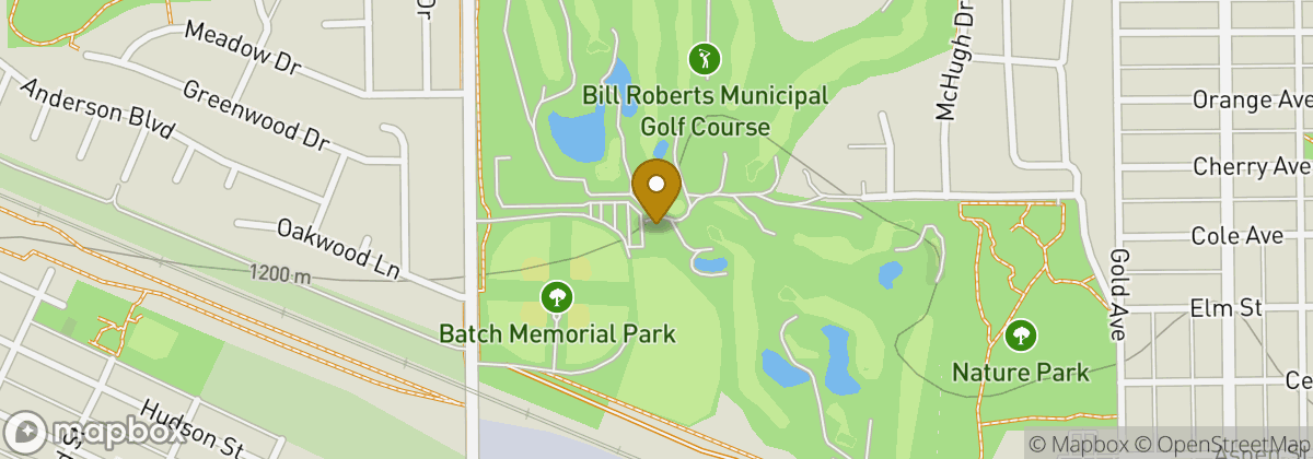 Map location: Bill Roberts Golf Course