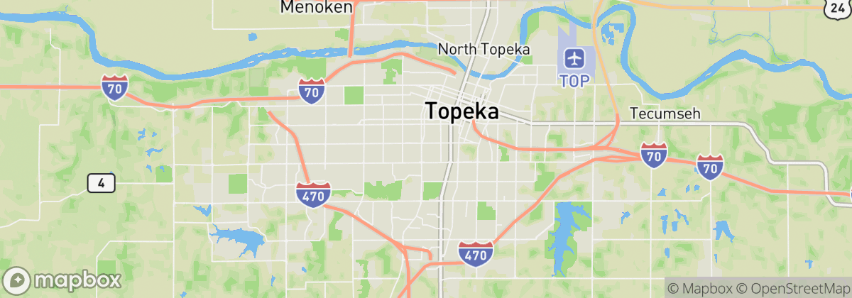 Map: Topeka, KS