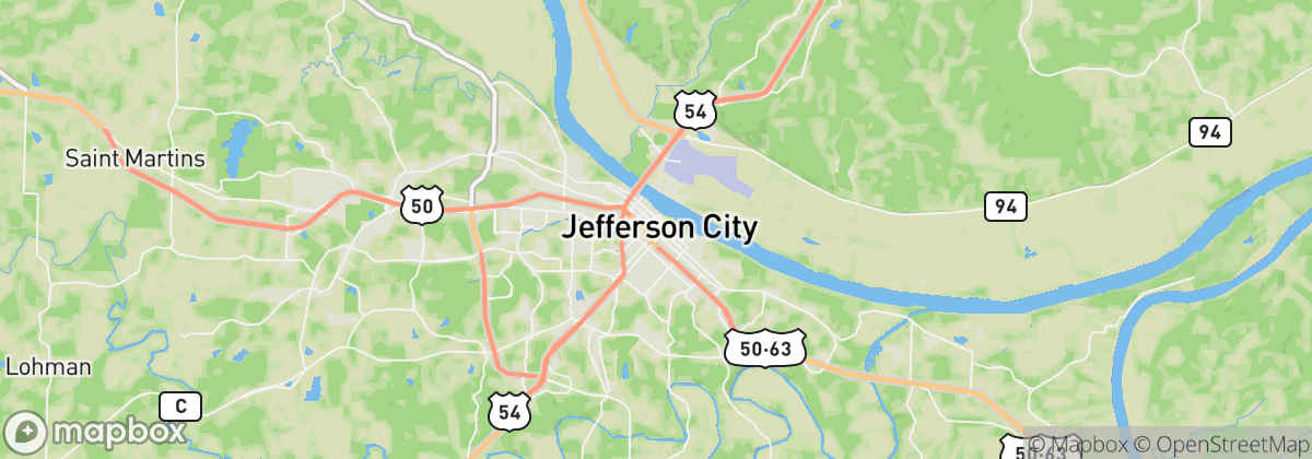 Map: Jefferson City, MO