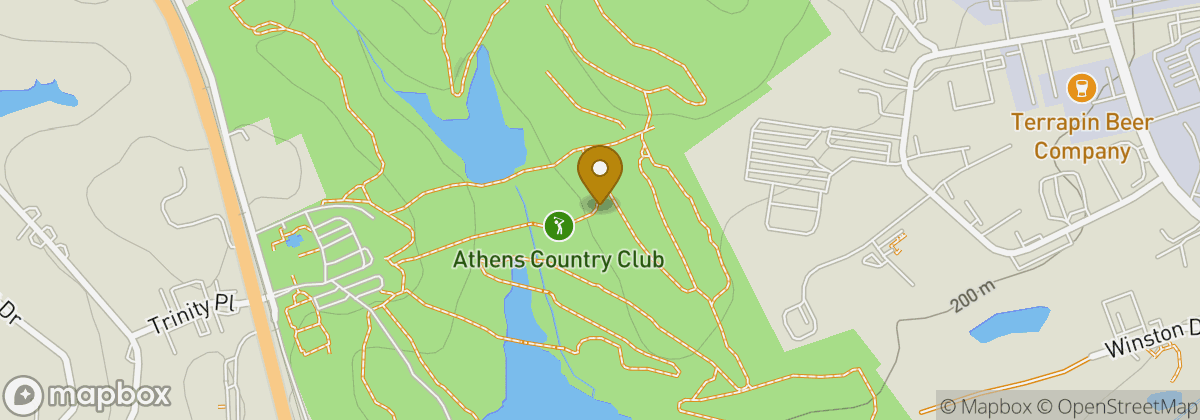 Map location: Athens Country Club