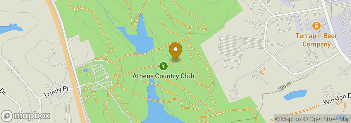 Map location: Athens Country Club